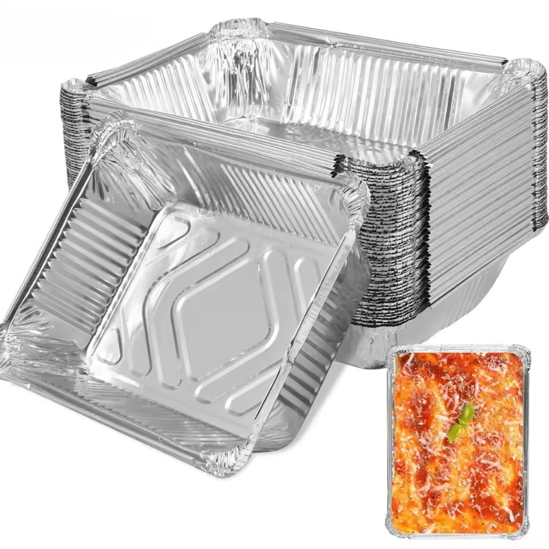 Kitchen Baking Bowls - 20/40PCS Aluminum Foil Trays Non-Stick Baking