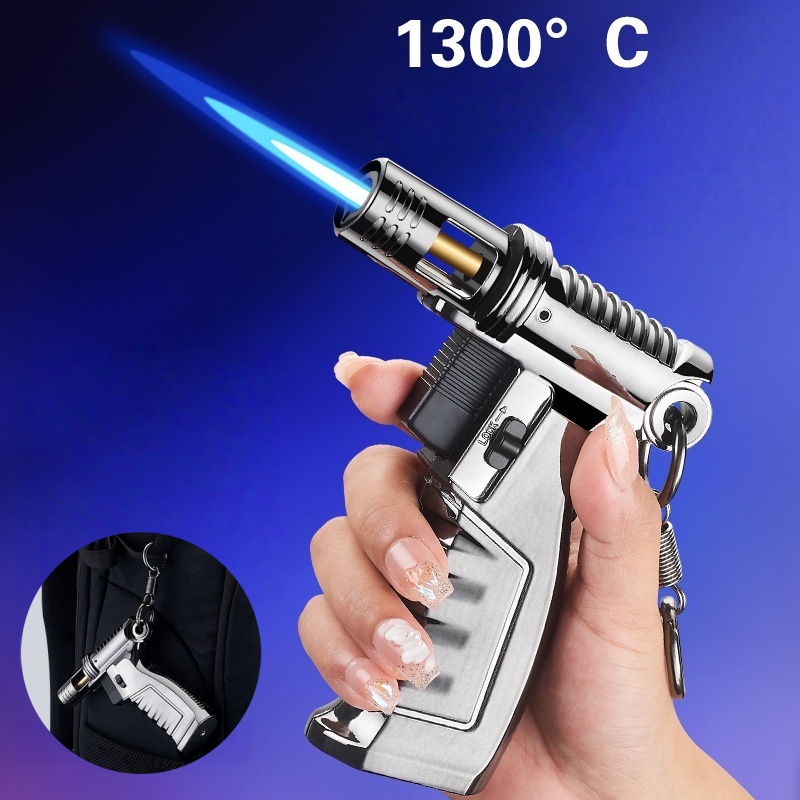 Kitchen Baking Torch - New Metal High-capacity Inflatable Lighter Windproof