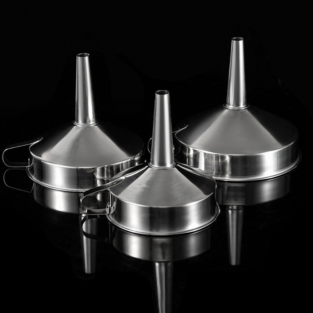 Kitchen Baking Store - 1Pc Stainless Steel Cooking Oil Funnel