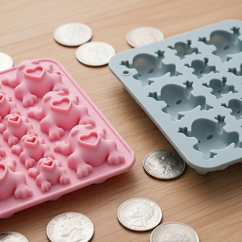 Silicone Cake Mold - Frogs Silicone Mold, Candy Chocolate Frog