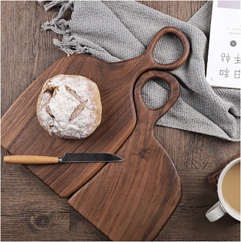 Kitchen With Baking Area - Black Walnut Solid Chopping Boards Wood