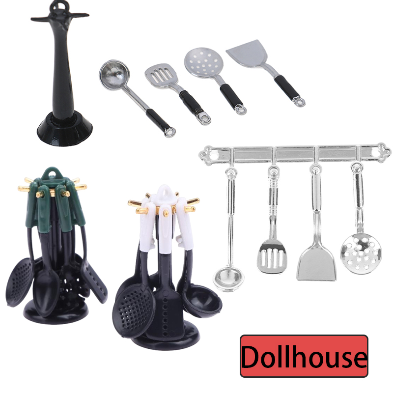 Kitchen Utensils - Dollhouse Miniature Accessories Mini Shovel Soup