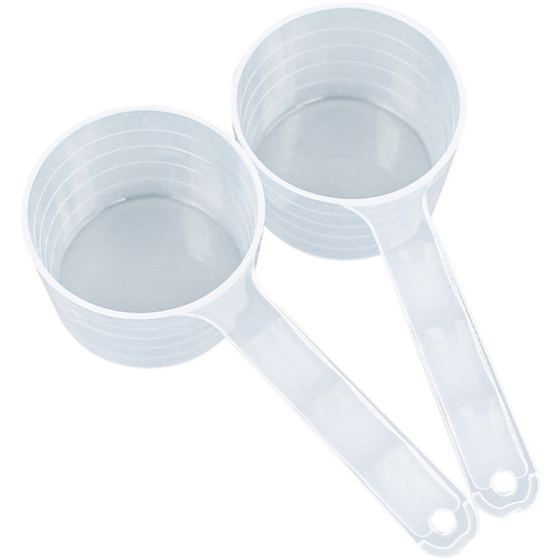 Baking Powder Kitchen - 100ml Long Handle Flat-bottomed Measuring Spoons