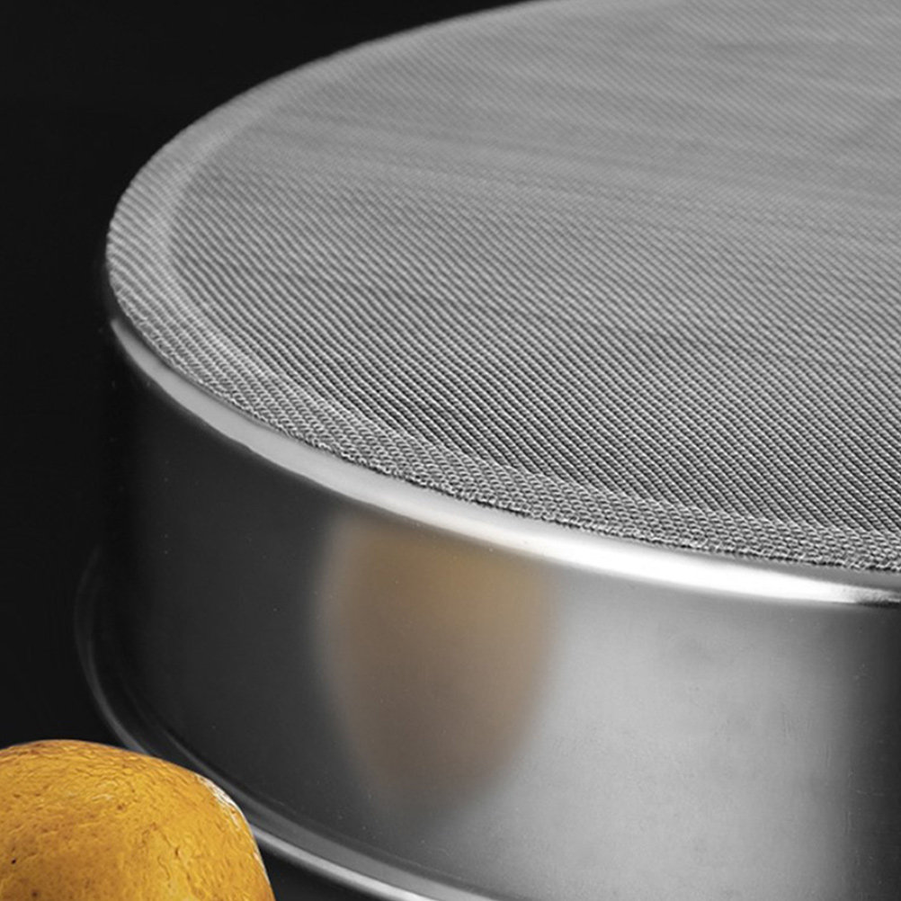 Baking Powder Kitchen - 3Pcs Stainless Steel Flour Sifter Set