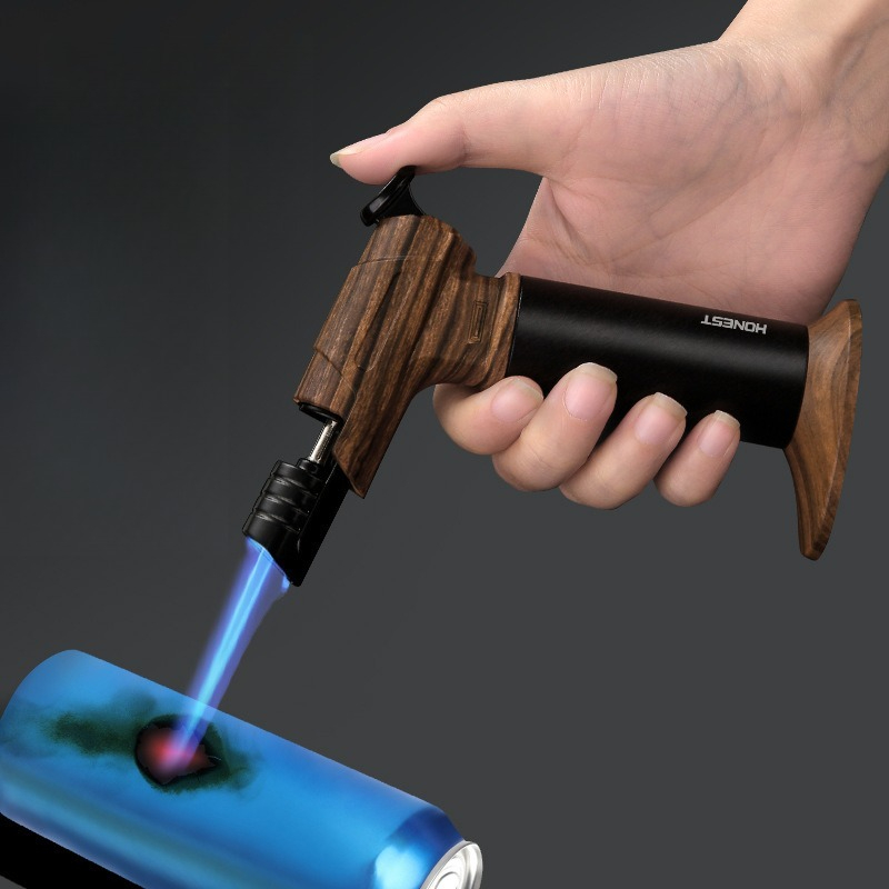 Kitchen Baking Torch - Windproof Jet Flame Butane Gas Lighter,Refillable