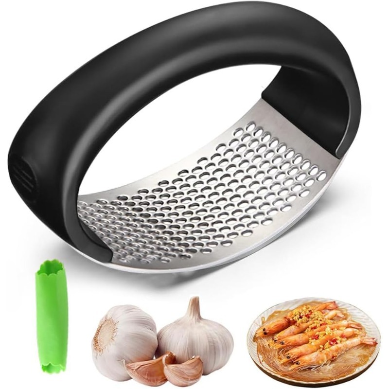 Kitchen Utensils - 2026 Upgraded Stainless Steel Garlic Crusher