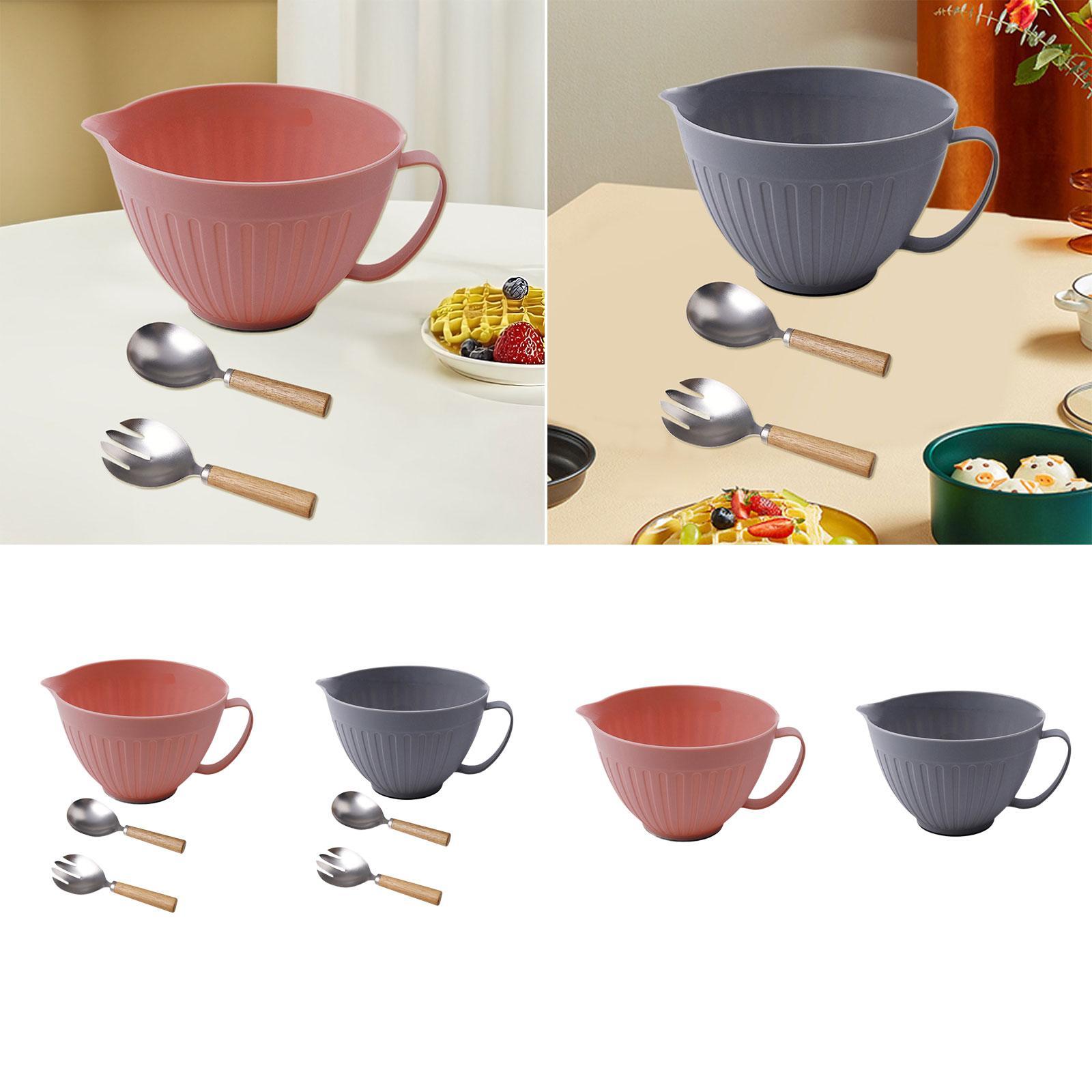 Kitchen Baking Bowls - Mixing Bowl with Spout Baking Accessory