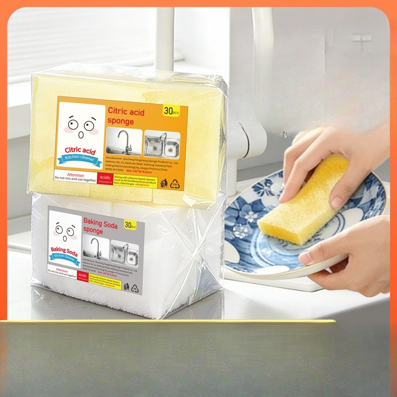Kitchen Cleaner Baking Soda - Dish Sponge Scouring Wipes Multi Cleaner,