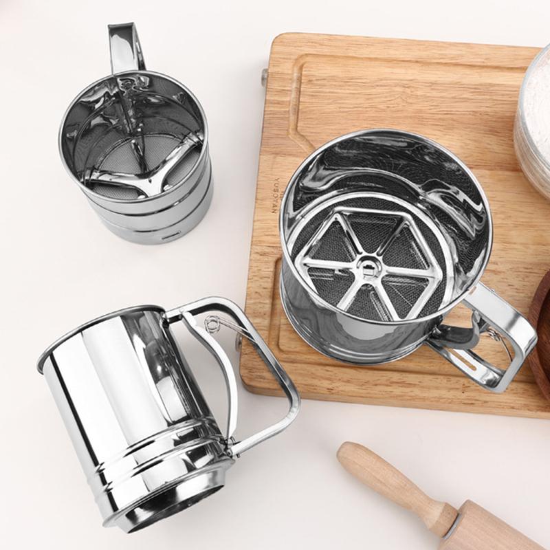 Stainless Steel Flour Sieve Cu - Baking Powder Kitchen review and price