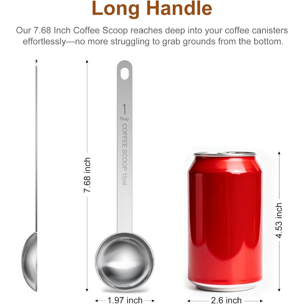 Stainless Steel Long Handle Co - Baking Powder Kitchen review and price