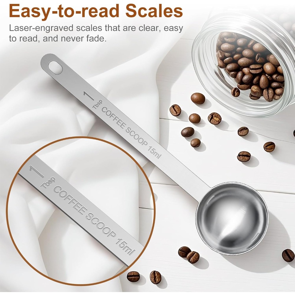 Stainless Steel Long Handle Co - Baking Powder Kitchen review and price
