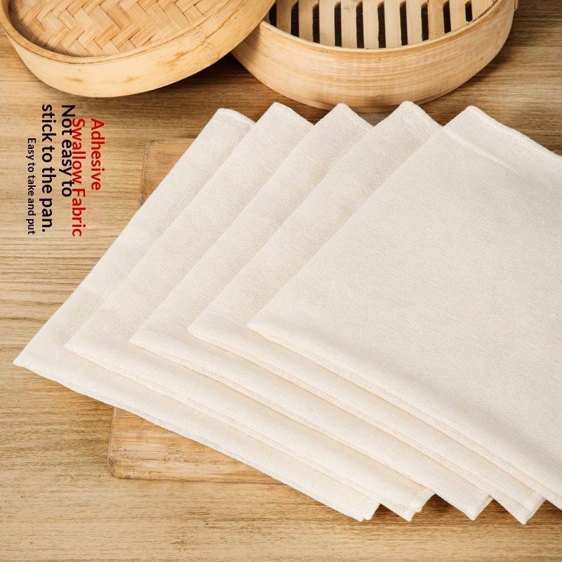 3Pcs Pure Round Cotton Steamer - Kitchen Baking Mat review and price