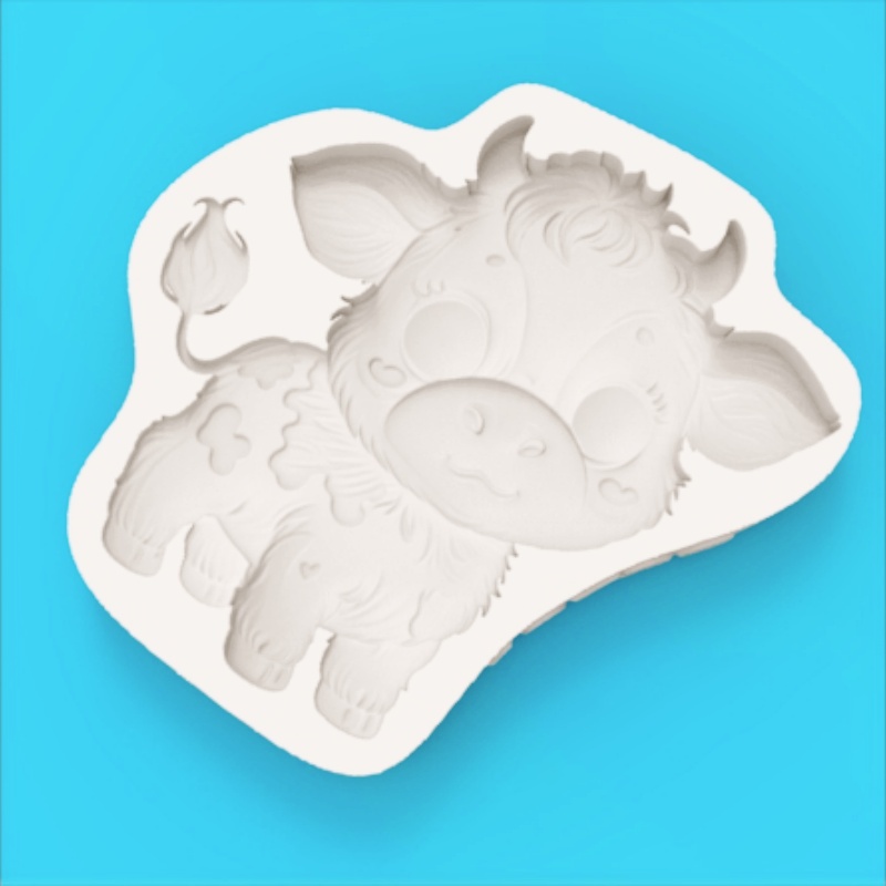 Cute Cow-Shaped Mold Cartoon C - Silicone Cake Mold review and price