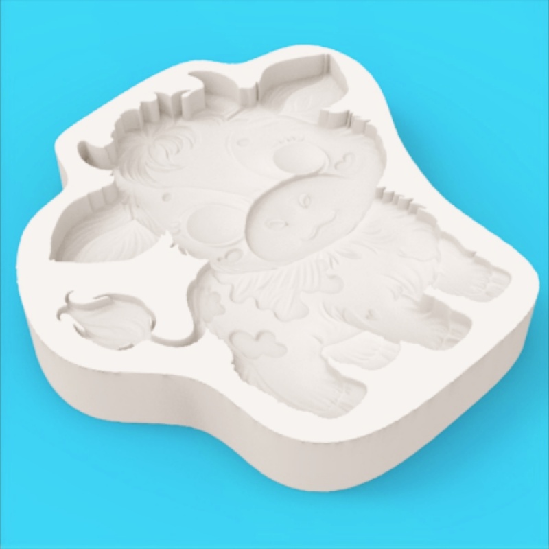 Cute Cow-Shaped Mold Cartoon C - Silicone Cake Mold review and price