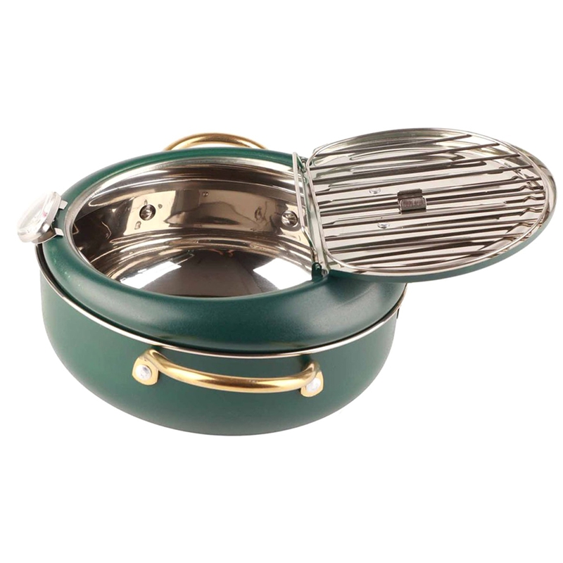 Frying Pot with Thermometer Ja - Kitchen Utensils review and price