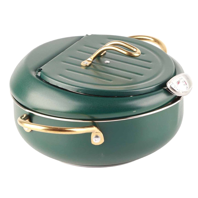 Frying Pot with Thermometer Ja - Kitchen Utensils review and price