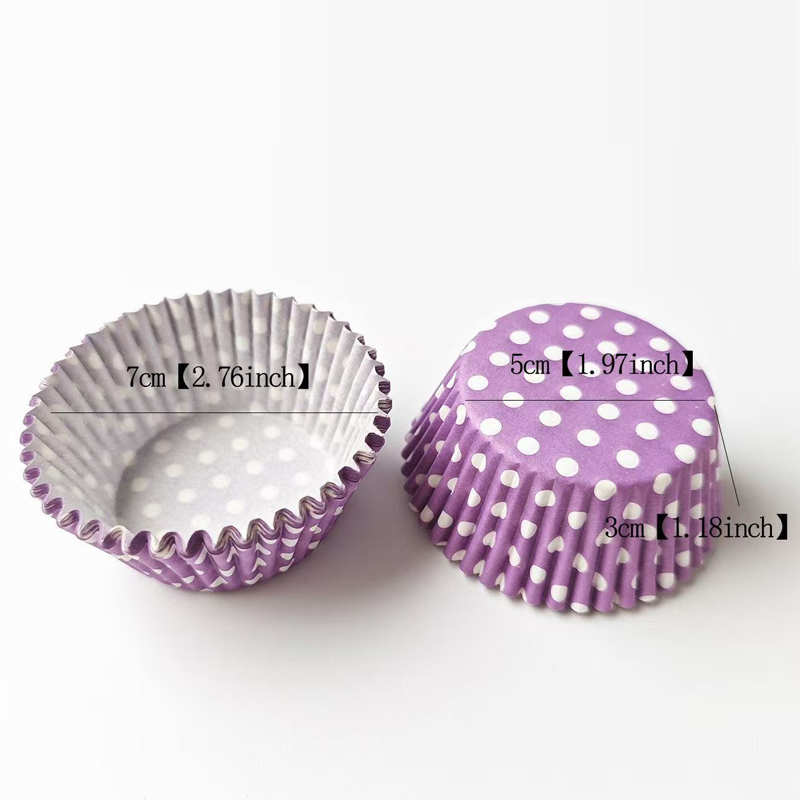100Pcs Polka Dot Cake Paper Li - Kitchen Baking Mat review and price