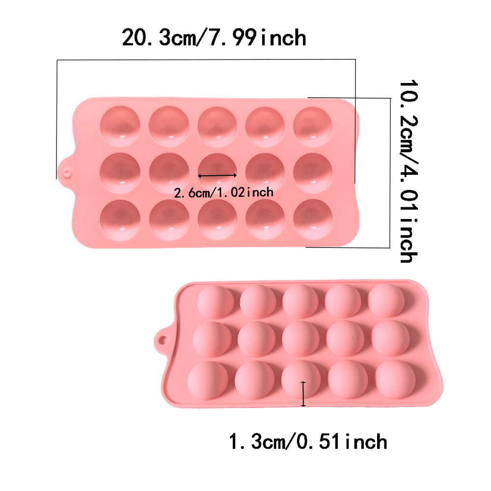 15 cavity semi-circular chocol - Kitchen Baking Molds review and price