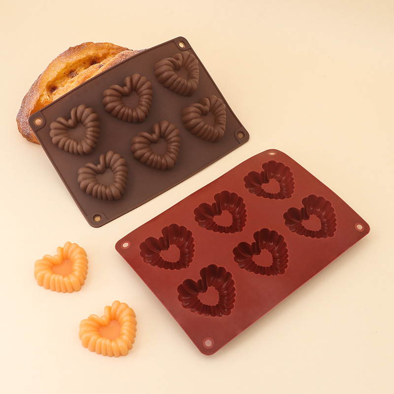 Heart-shaped Silicone Chocolat - Kitchen Baking Molds review and price