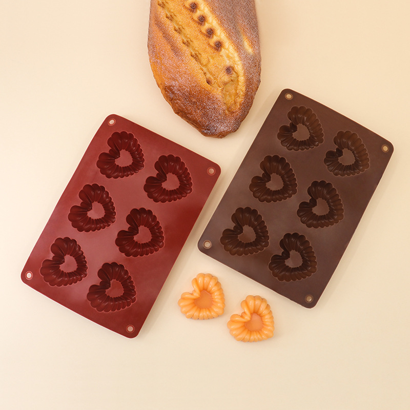 Heart-shaped Silicone Chocolat - Kitchen Baking Molds review and price