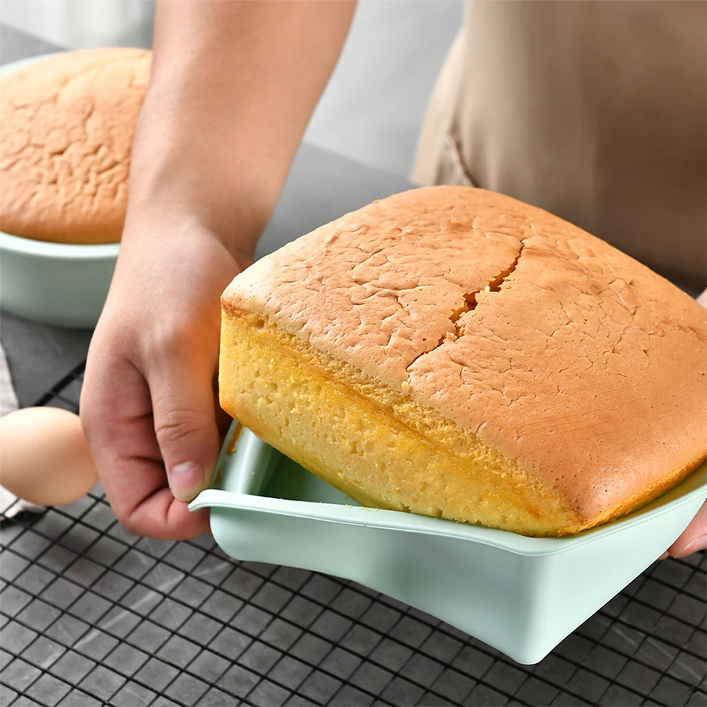 1/4Pcs Silicone Square Cake Mo - Kitchen Baking Store review and price