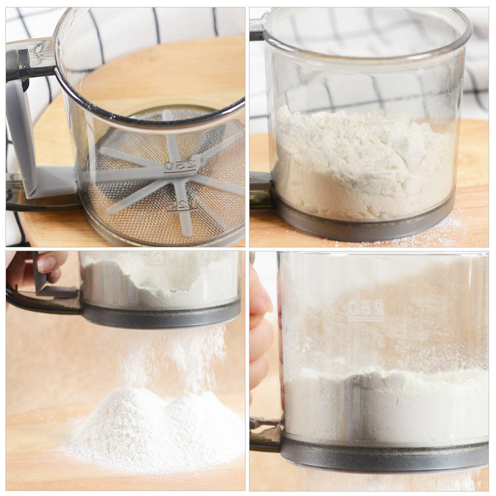 Handheld Flour Sifter with Fin - Baking Powder Kitchen review and price