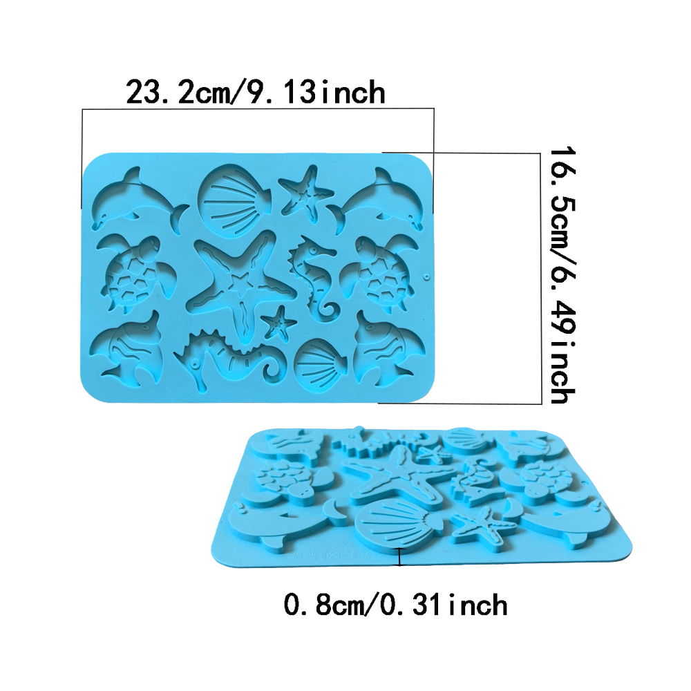 1pc Marine creature shaped cho - Silicone Cake Mold review and price