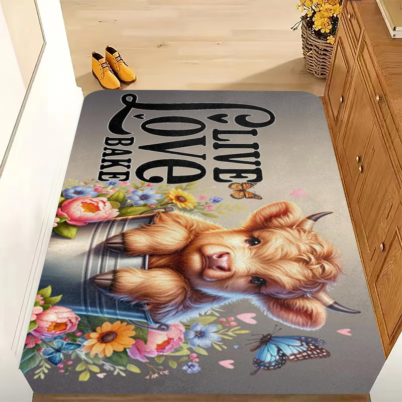 1pc Live Love Bake Rug – Adora - Kitchen Living Baking Mats review and price