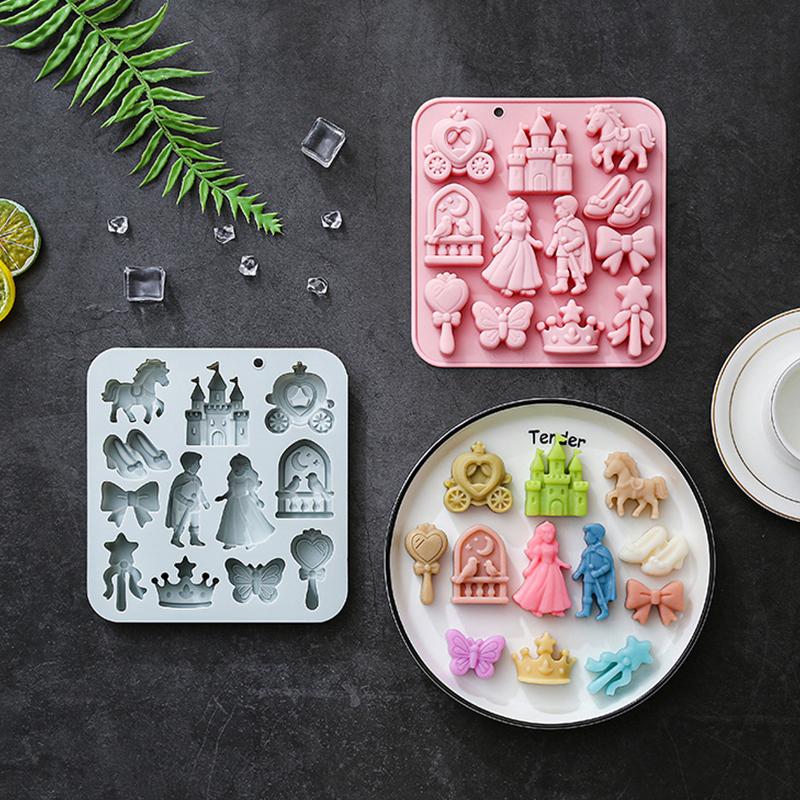 12 Cavity Prince, Princess Sil - Silicone Cake Mold review and price