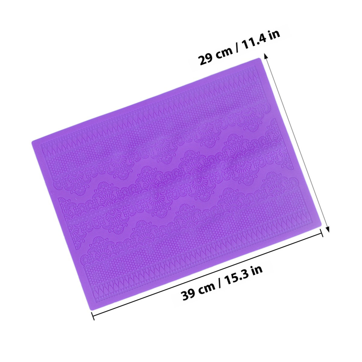 1pcs Silicone Cake Lace Mat Pu - Kitchen Baking Mat review and price
