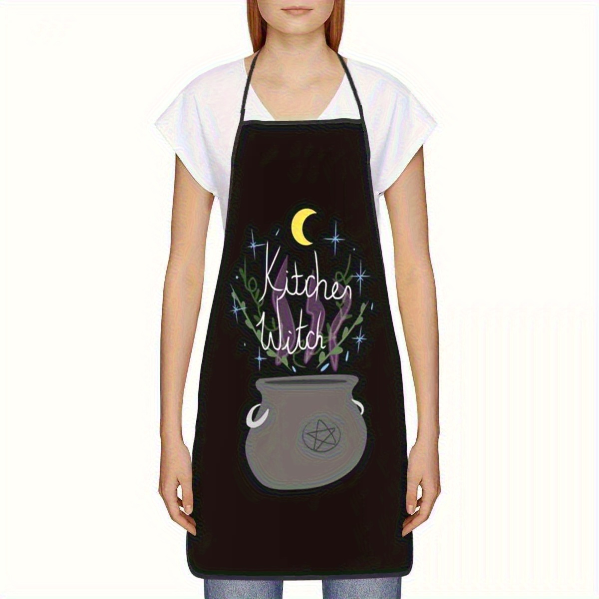 1pc Witch Kitchen Apron with C - Kitchen Witch Baking review and price