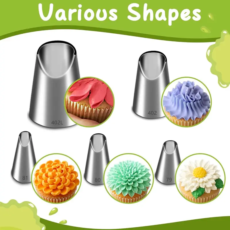 5PCS Stainless Steel Piping No - Kitchen Baking Store review and price