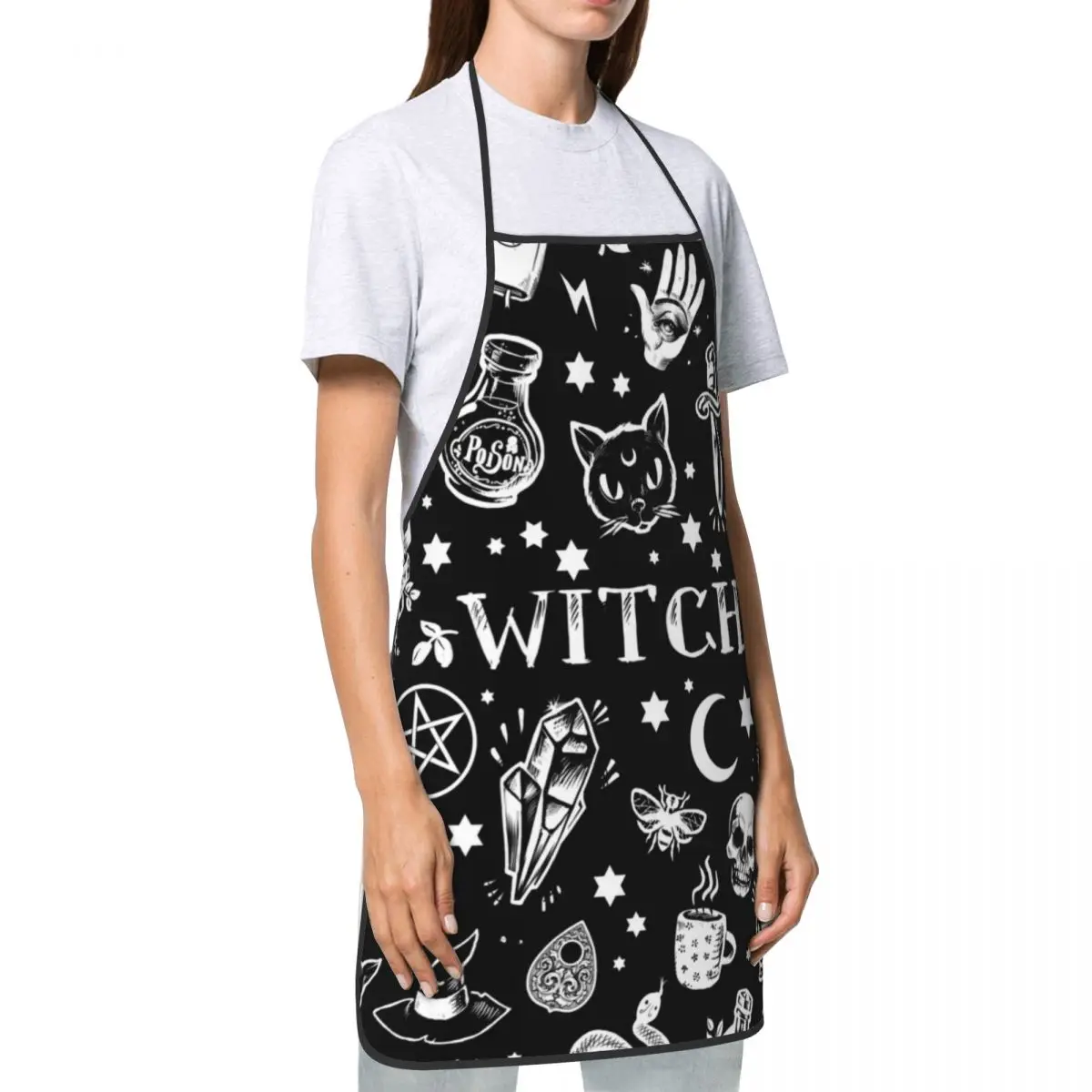 Witch Pattern Aprons Women Men - Kitchen Witch Baking review and price