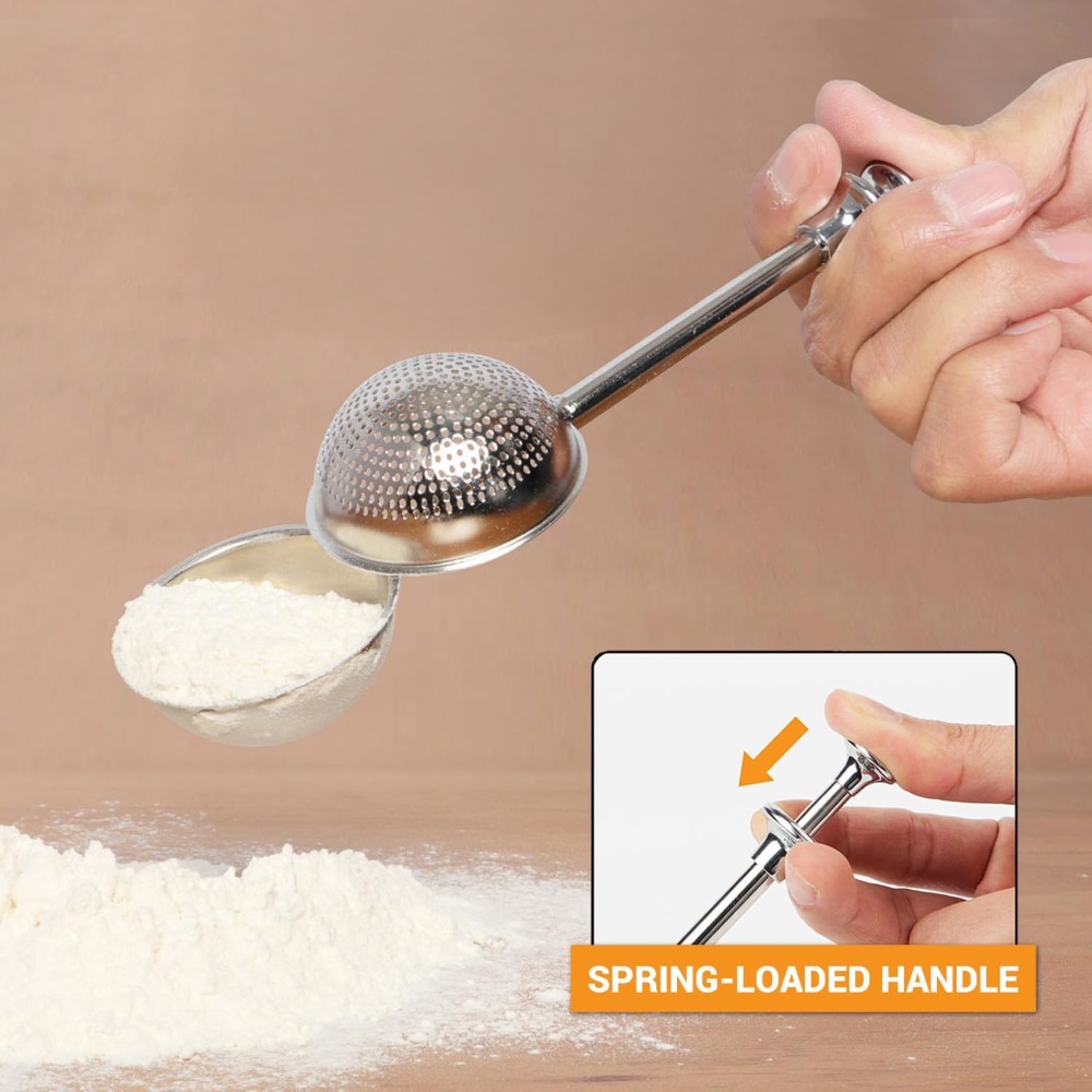 Stainless Steel Flour Duster S - Baking Powder Kitchen review and price
