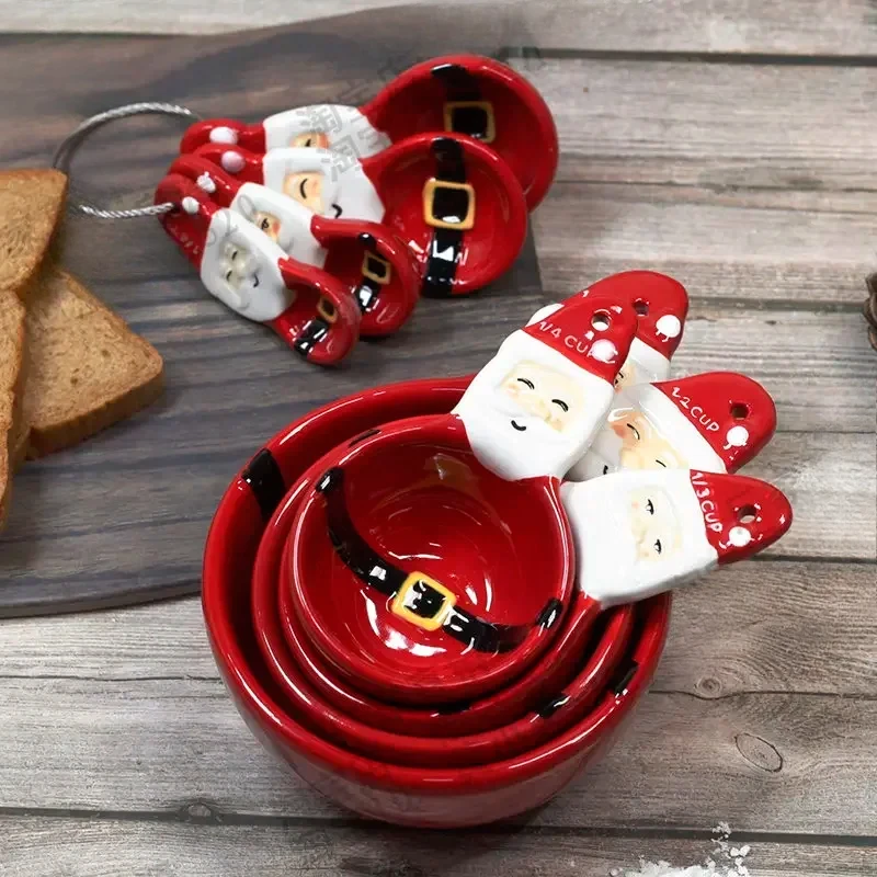 4pcs Christmas Measuring Spoon - Kitchen Baking Gifts review and price
