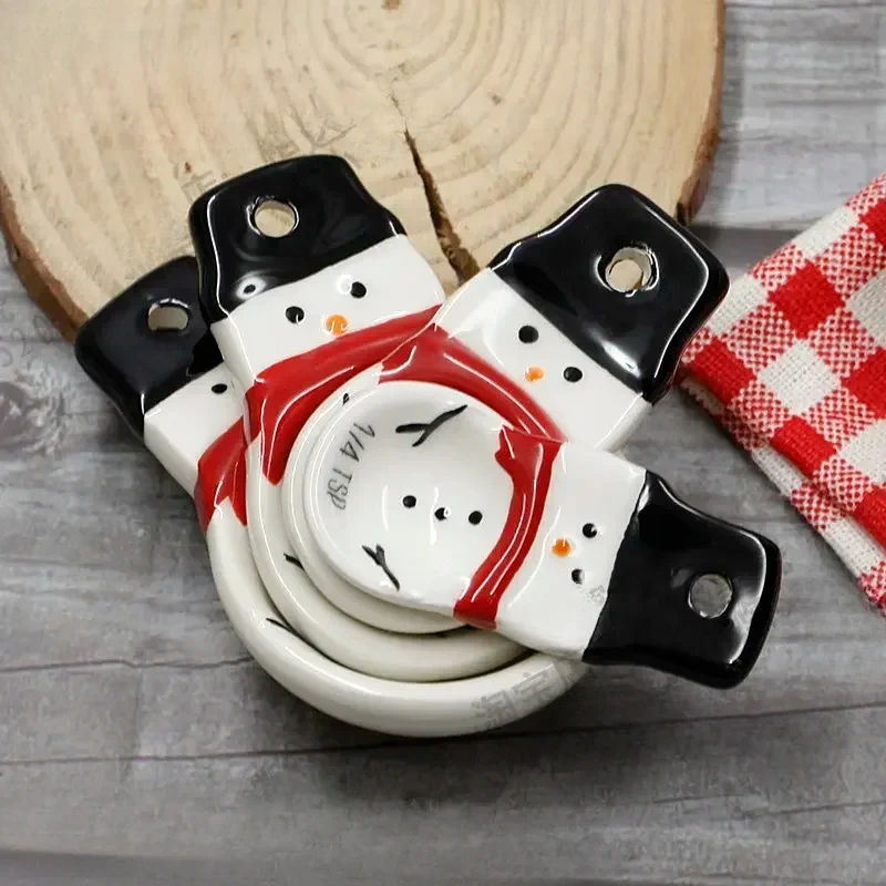 4pcs Christmas Measuring Spoon - Kitchen Baking Gifts review and price