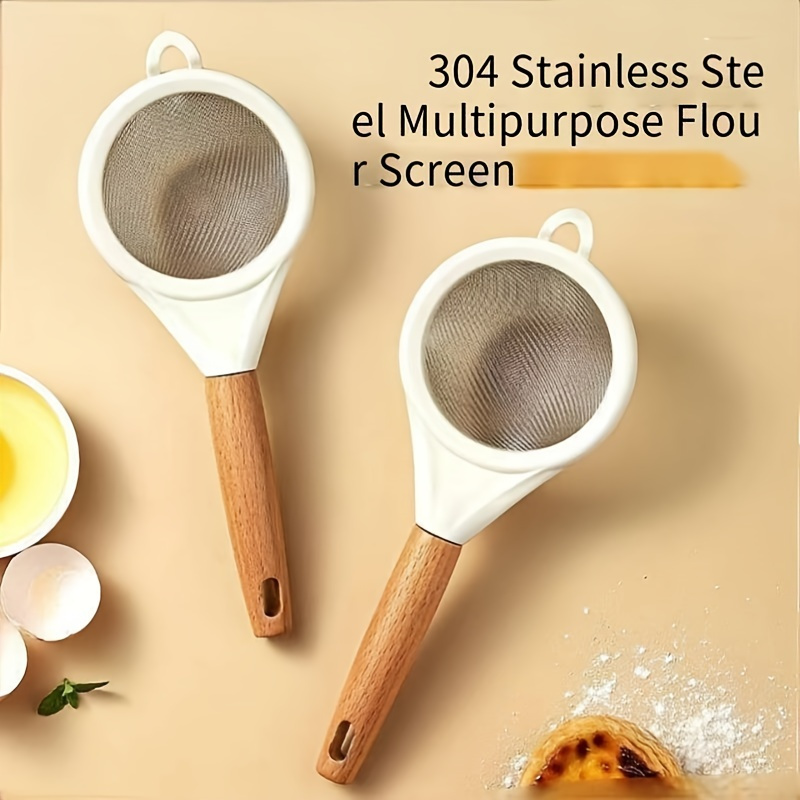 New type wooden handle flour s - Baking Powder Kitchen review and price