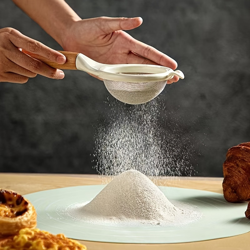 New type wooden handle flour s - Baking Powder Kitchen review and price