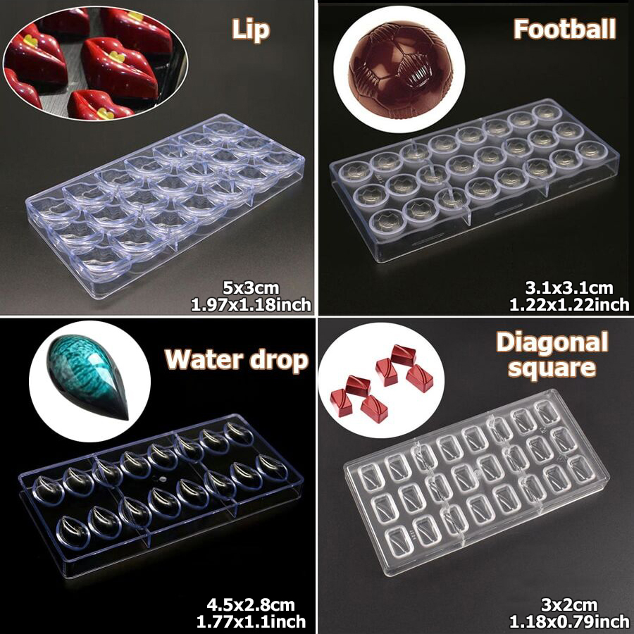 24 Styles Available Plastic Ch - Kitchen Baking Molds review and price