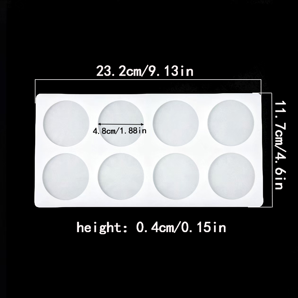8-cavity cylindrical sugar fli - Silicone Cake Mold review and price