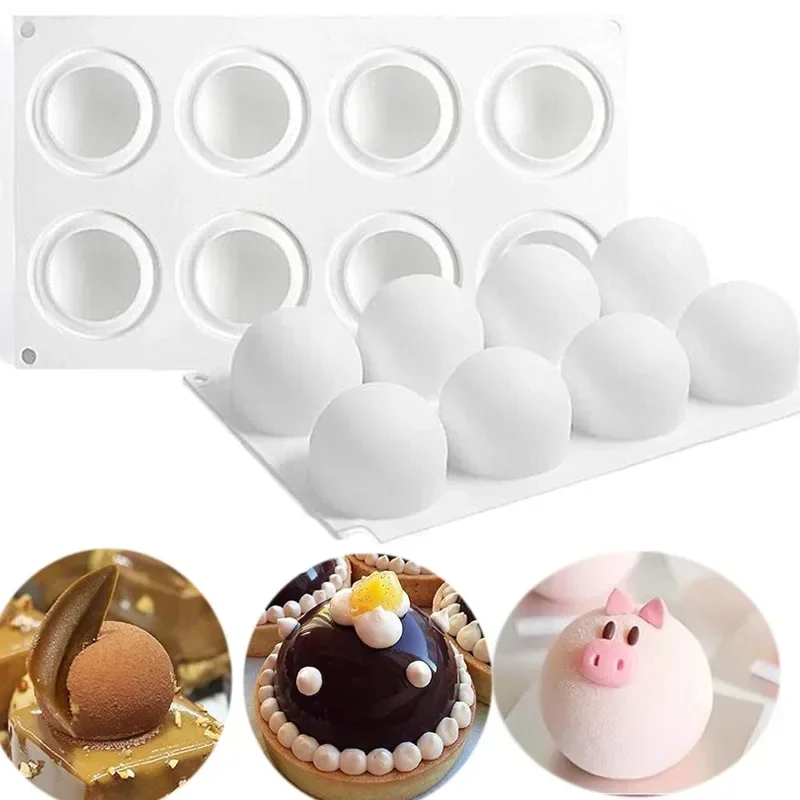 3D Sphere Silicone Mold For Mo - Kitchen Baking Store review and price