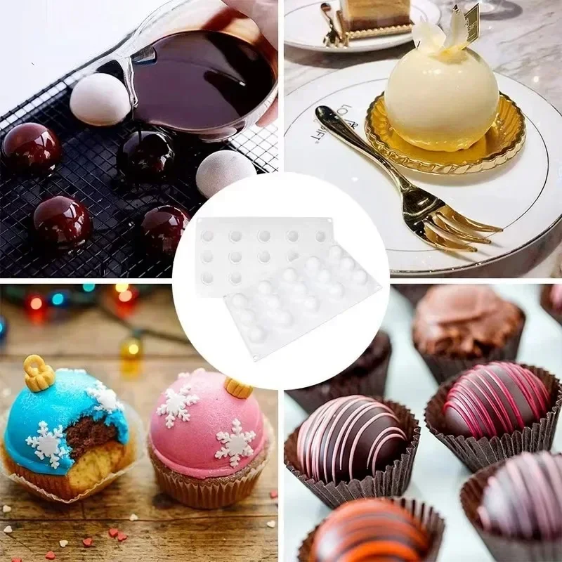 3D Sphere Silicone Mold For Mo - Kitchen Baking Store review and price