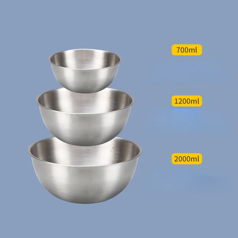 3PCS Stainless steel cooking b - Kitchen Baking Bowls review and price