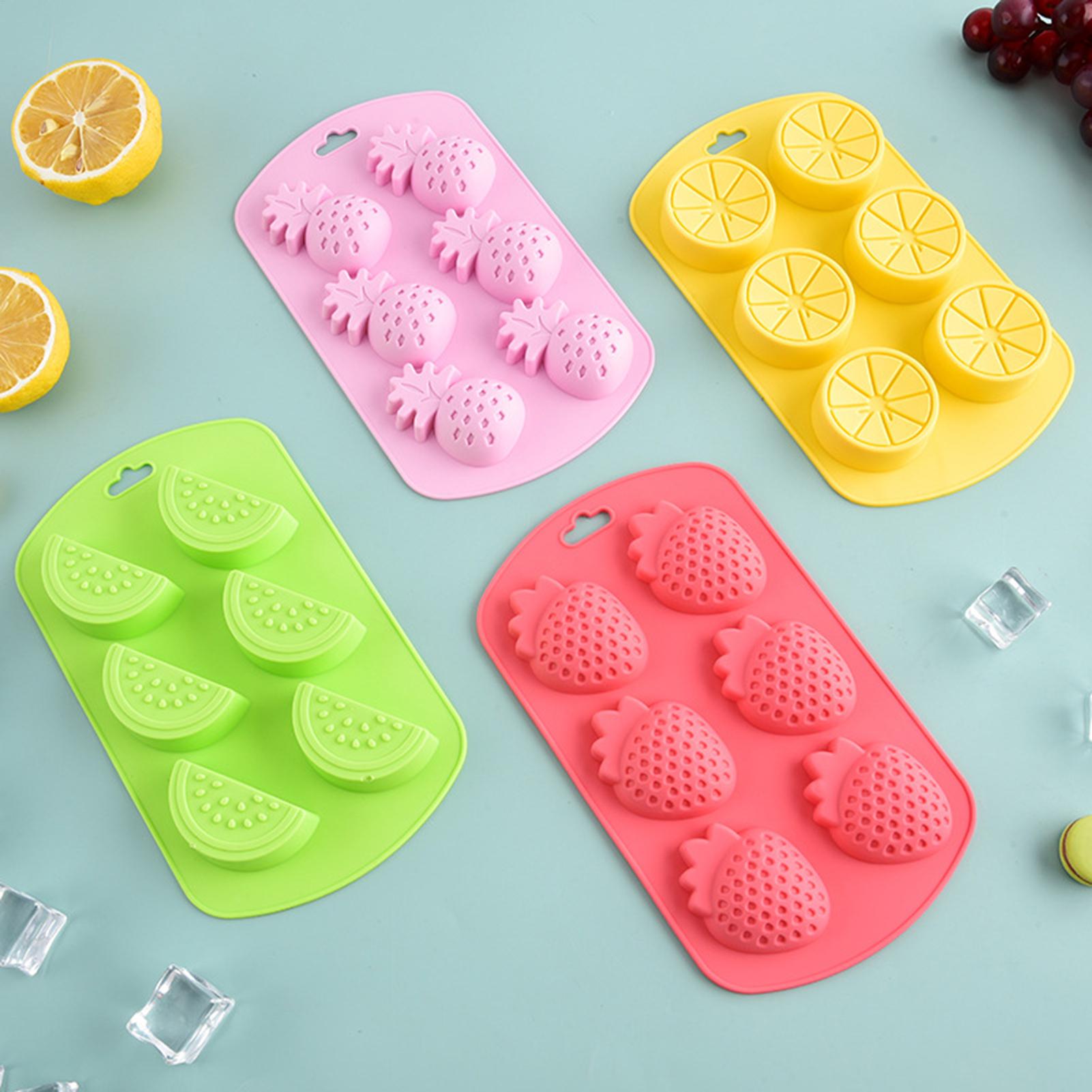 6 Cavity Fruit Shaped Silicone - Kitchen Baking Molds review and price