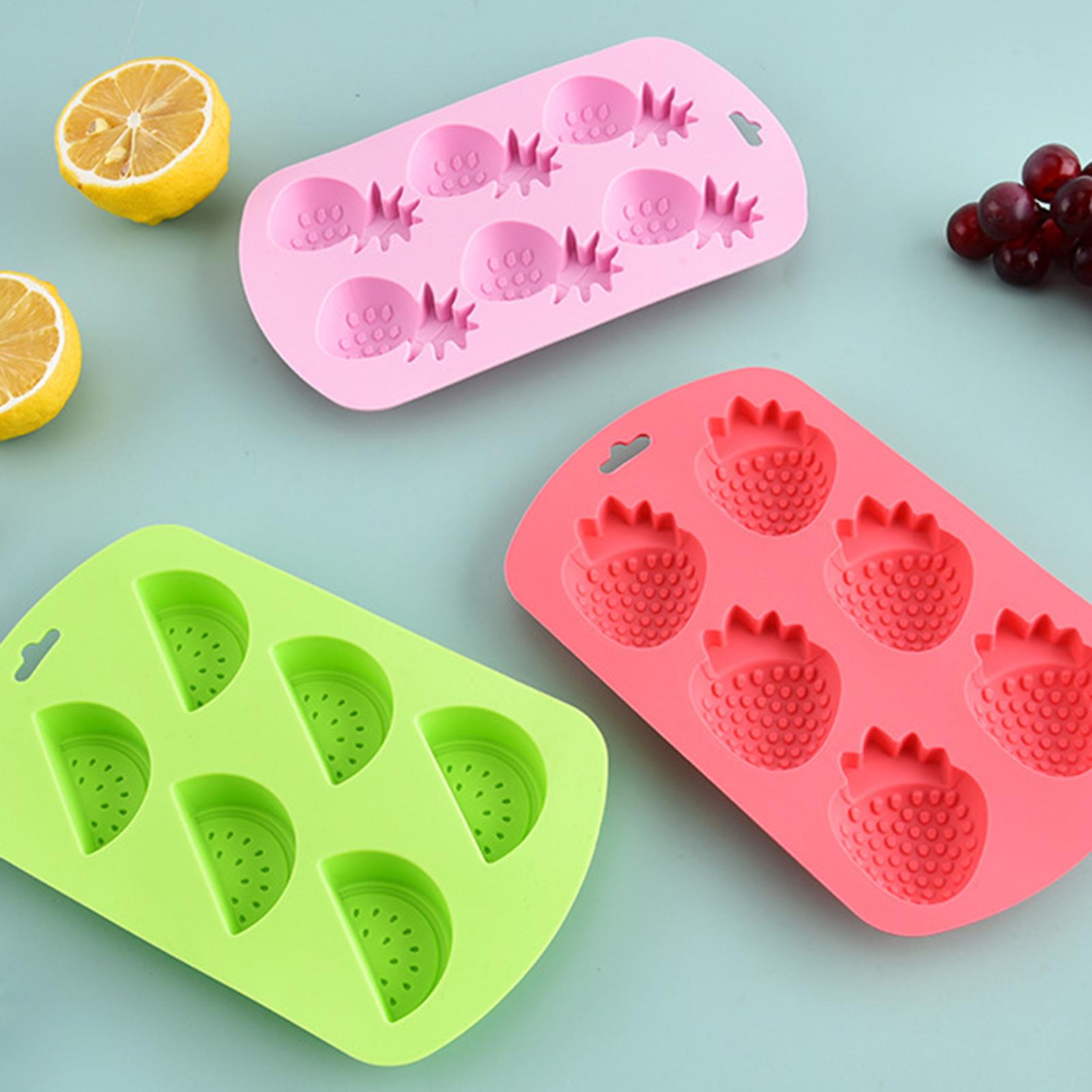 6 Cavity Fruit Shaped Silicone - Kitchen Baking Molds review and price