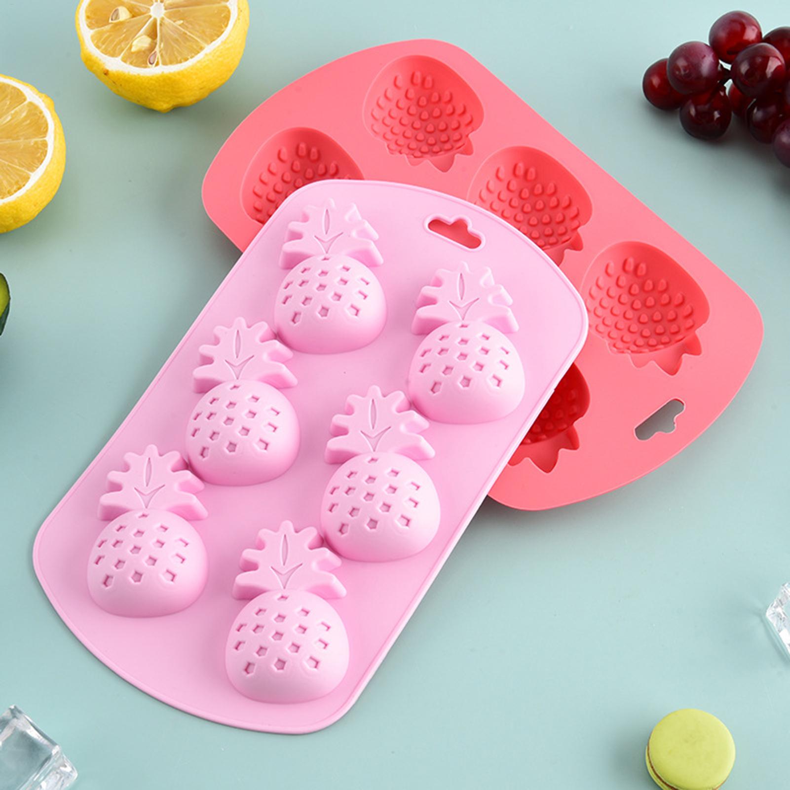 6 Cavity Fruit Shaped Silicone - Kitchen Baking Molds review and price