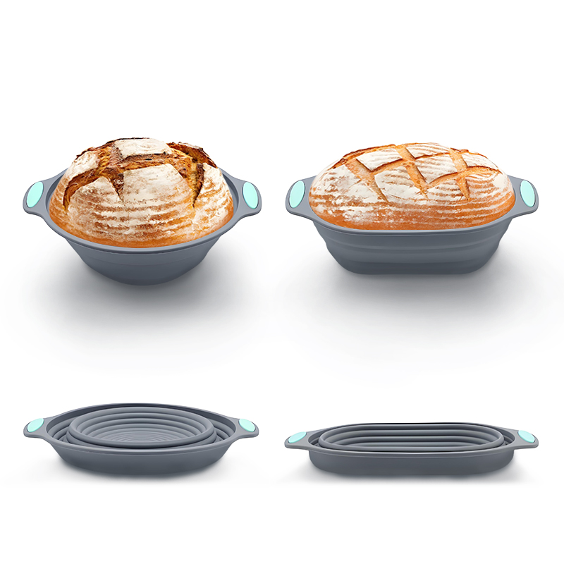 1PC Silicone Foldable Banneton - Kitchen Baking Bowls review and price