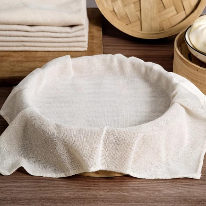 3Pcs Round Pure Cotton Steamer - Kitchen Baking Mat review and price