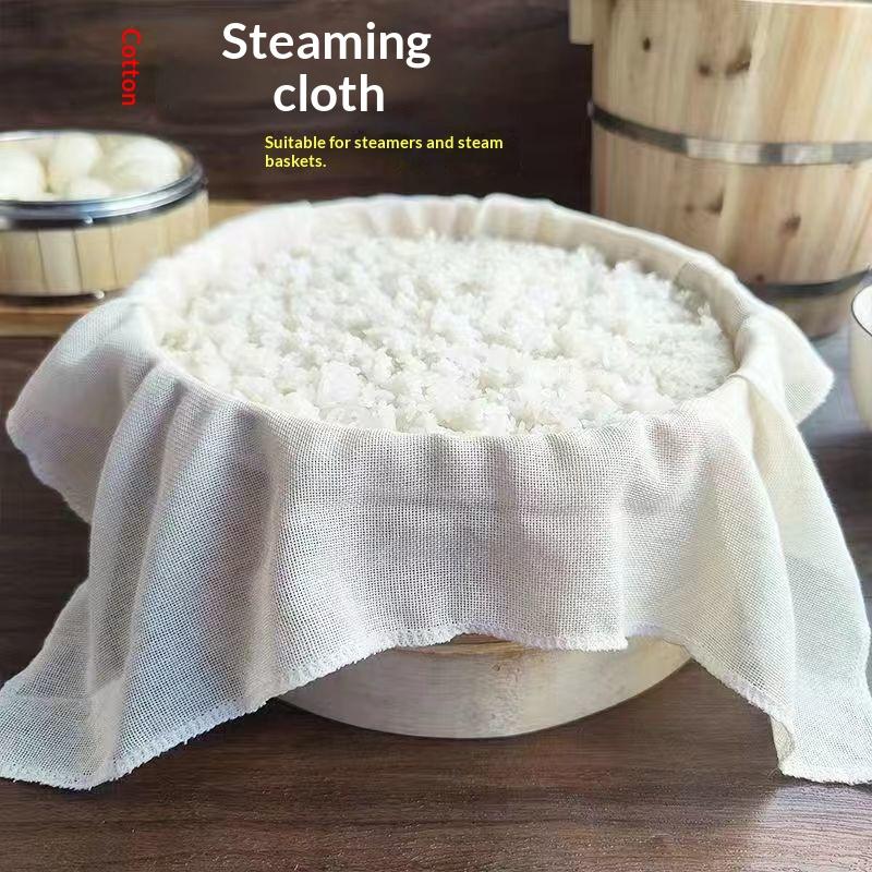 3Pcs Round Pure Cotton Steamer - Kitchen Baking Mat review and price