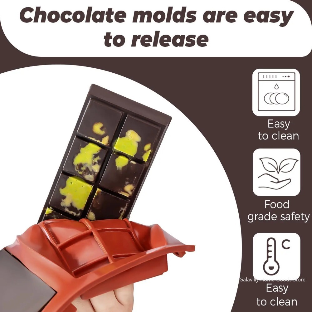 Dubai Chocolate Mold Bar Pista - Kitchen Baking Molds review and price